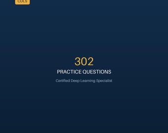 Teste Prático de Aprendizado Profundo CDLS, Revisão do Curso de Especialista em Aprendizado Profundo, Guia de Estudo em PDF, 300 Questões | Download Digital