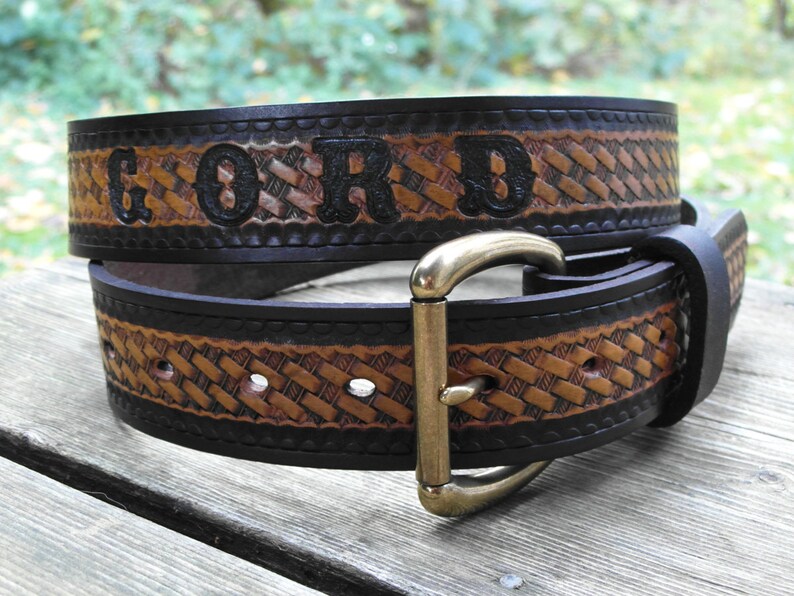 Personalized Leather Belt Engraved Leather Name Belt Custom Etsy Canada