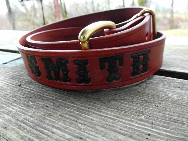 Personalized Leather Belt Engraved Name Belt Leather Belt Etsy Canada