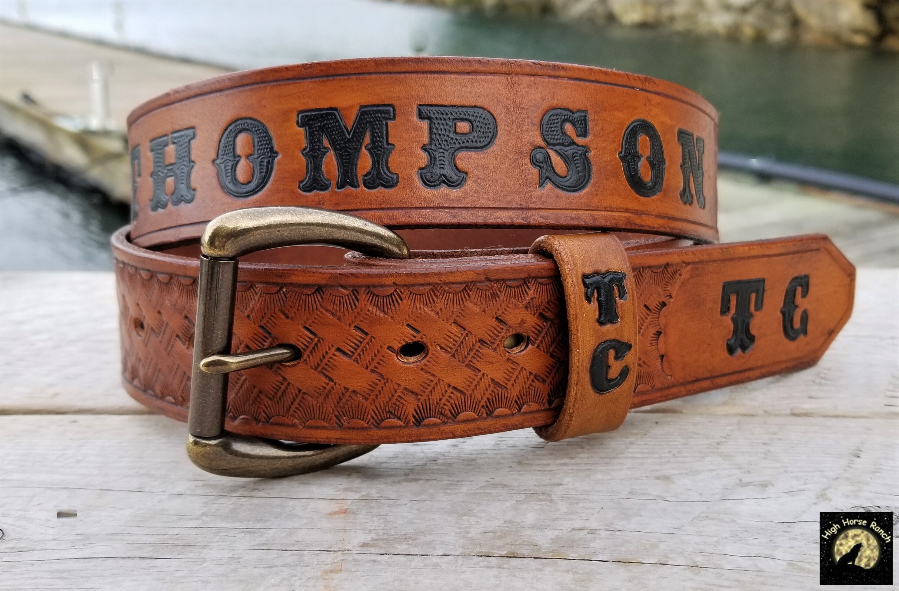 Custom Western Belt Cowboy Leather Belt Personalized Gifts For Mens X55 