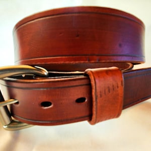 Distressed Leather Belt, Brown Leather Belt, Men&#39;s Leather Belt, Wide Brown Belt, Soft Brown Leather Belt
