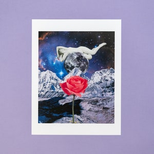 Full Moon Bliss - Collage Print