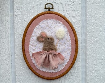 Miss Mousy Needlefelt Keepsake