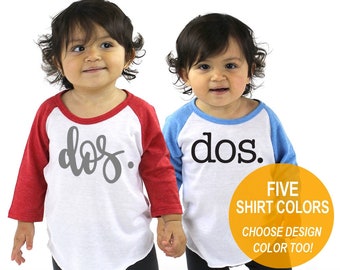 2nd Birthday 'Dos' Tri-blend Raglan Baseball Shirt - Toddler sizes