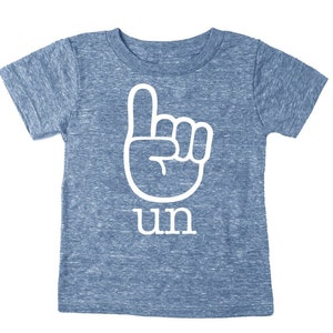 French First 1st Birthday un Tri Blend Baby T-Shirt - French One Infant Boy or Girl Tee Twins Triplets