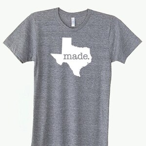 Camiseta Texas TX Made Tri Blend Track - Camisetas unisex Talla S M L XL