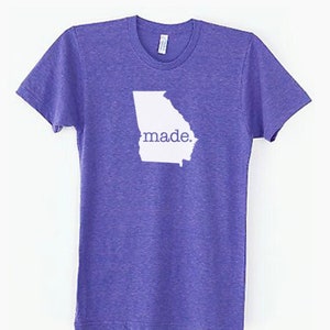 Camiseta Georgia GA Made Tri Blend Track - Camisetas unisex Talla S M L XL
