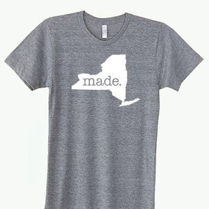 Camiseta New York NY Made Tri Blend Track - Camisetas unisex Talla S M L XL