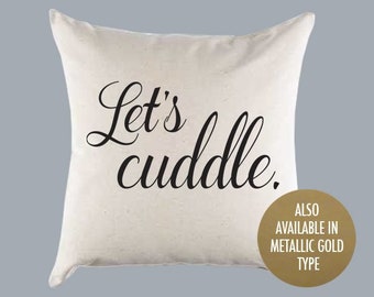 Câlinons un coussin en toile ou une housse de coussin - un coussin décoratif pour la maison - une décoration de chambre d'enfant - un coussin de chambre à coucher - un cadeau pour bébé