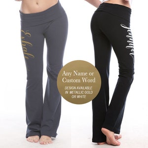 Fold over yoga pants tall new arrivals