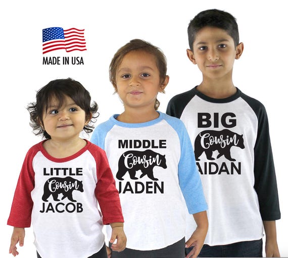 My Cousin in Hawaii Loves Me Toddler//Kids Raglan T-Shirt
