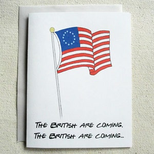 Party Invitations The British are Coming 10 Pack image 1