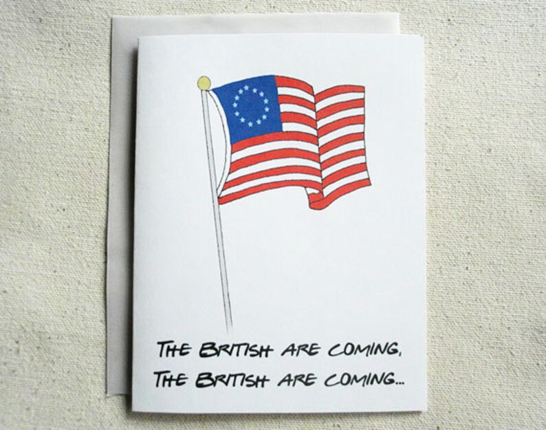 Party Invitations The British are Coming 10 Pack image 1