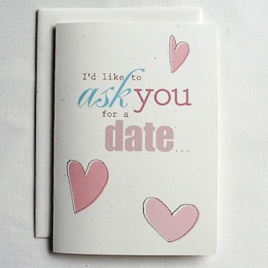 Anniversary Card Funny I&#39;d like to ask you for a date...