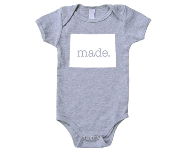 Colorado /'Made./' Cotton One Piece Bodysuit Infant Girl and Boy