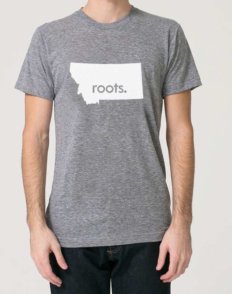 Montana Mt Roots Tri Blend Track T Shirt Unisex Tee Shirts Etsy
