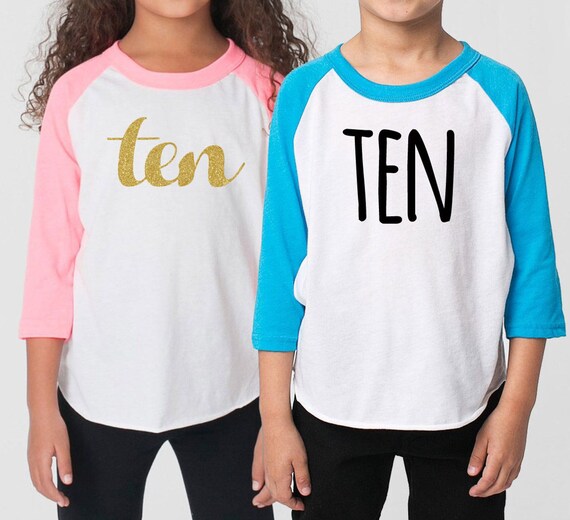 Kids 10 Years Old Baseball Birthday Shirt Boy 10th Birthday Tee Kids 10 Years Old Baseball Birthday Shirt Boy 10th Birthday Tee