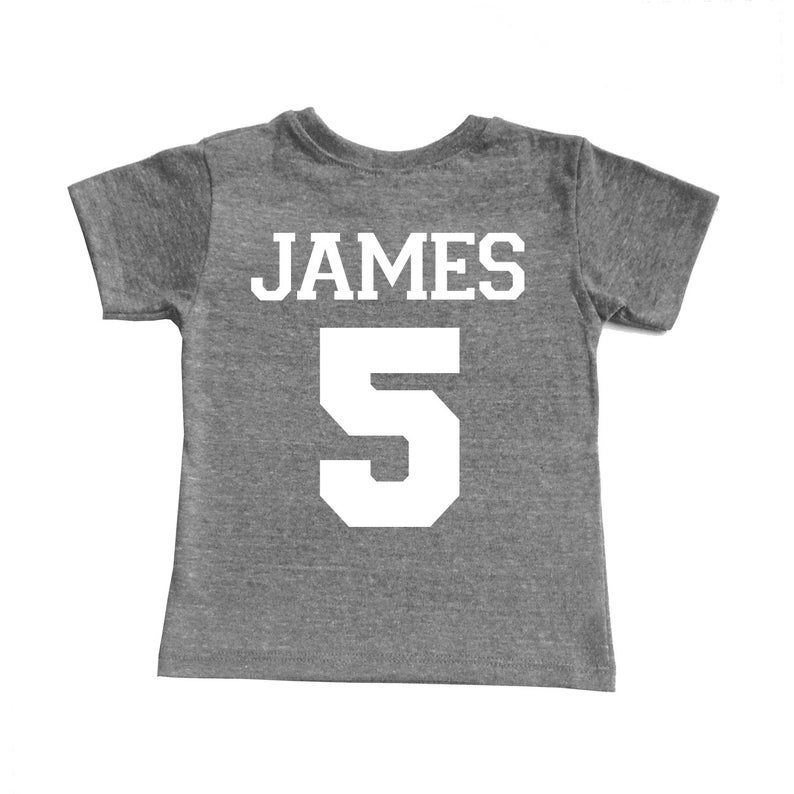 Toddler Boy and Girl Tee Rookie of the Year Football Tri Blend Toddler Birthday T-Shirt