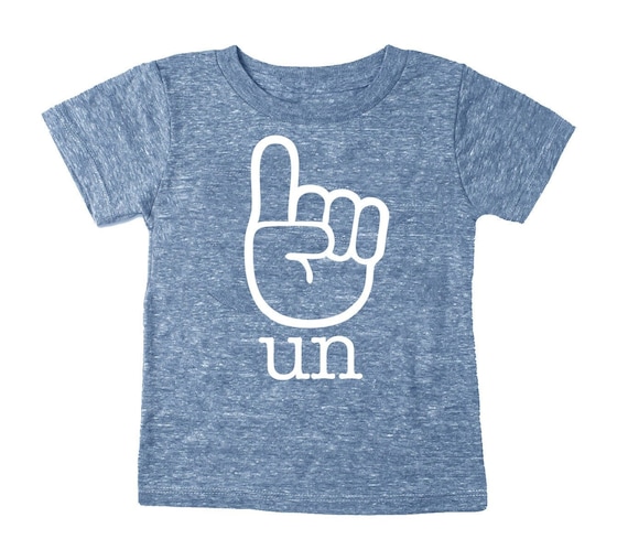 French First 1st Birthday Un Tri Blend Baby T-shirt French One