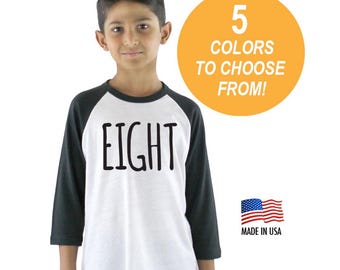 Chemise de baseball raglan triple mélange Eighteigh Birthday