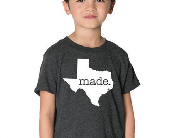 Kleding Unisex kinderkleding Unisex babykleding Tops 8 6 Jeugd Track T-Shirt 4T Kinderen 12 Texas 'Roots' of 'Made' Tri Blend Home State Peuter 10 Maten 2T 