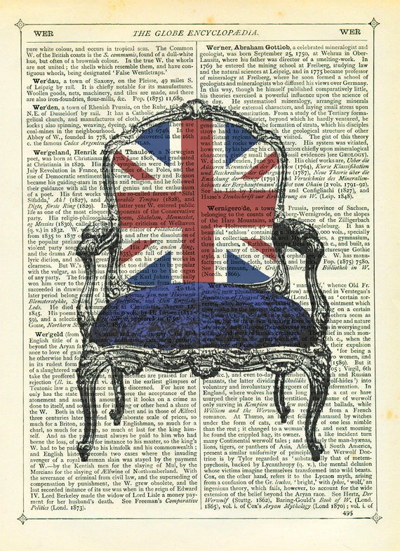 Items similar to Jubilee Union Jack Chair Dictionary Art Print Vintage