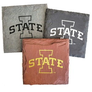 1 Iowa State Cyclones Slate Coaster - Officially Licensed - Tailgating, Craft Beer, Mancave, husband, boyfriend, brother, birthday