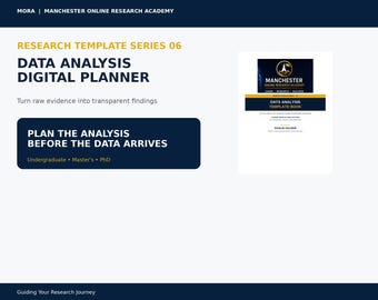 Data Analysis Digital Planner