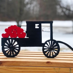 Amish Buggy (with hearts)