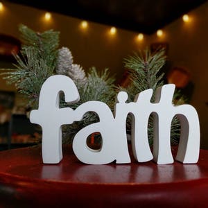 Faith (Small Inspirational- White)