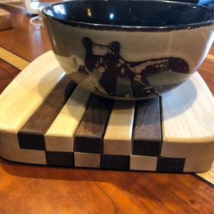 Table Top Wooden Handmade Food Safe Expanding Trivet