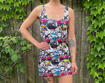 Vintage 80's/90's Harley Davidson Motorcycles All Over Print