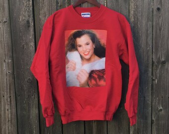 Vintage 90's Hanes Ultimate Cotton Random Lady Christmas Vintage 90's Hanes Ultimate Cotton Random Lady Christmas