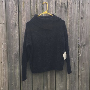Vintage 90&#39;s Karen Scott New Old Stock Long Sleeve Turtleneck Collar Knit Sweater