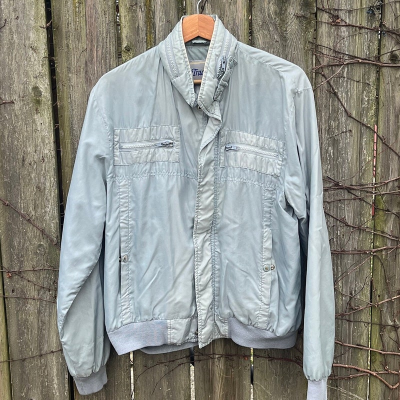 GAP windbreaker, men's size L polyester gray type Vintage Second Hand
