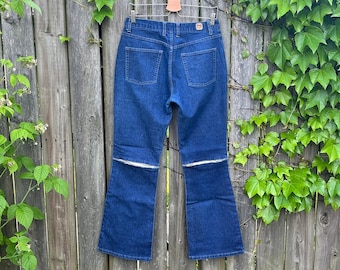 Vintage 2000's Enyce Medium Wash High Waist Bootcut Denim Jeans Size Medium