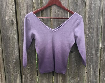 Deconstructed Hybrid Men/'s Flannel Shirt /& Women/'s V-Neck Sweater Create On Trend Cozy Top