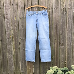 Vintage 90&#39;s Polo Ralph Lauren Light Wash Mid Rise Saturday Jean Size 6x31