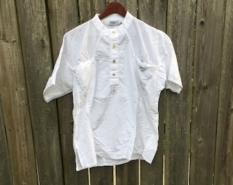 Half Button Shirt Etsy