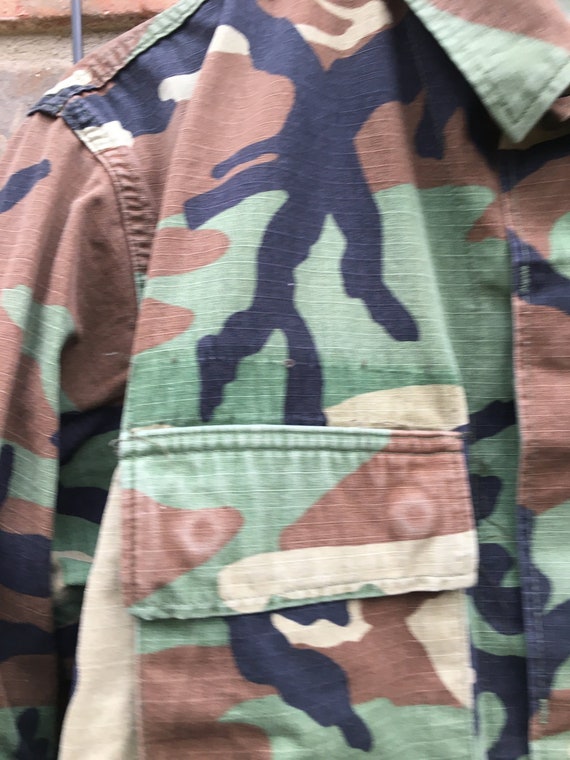 Vintage 90's Marines US Military Camouflage Butto… - image 3