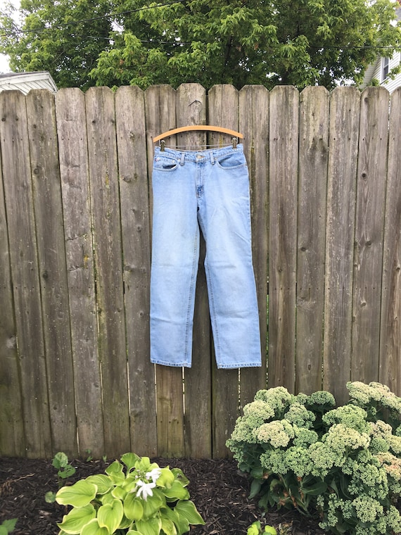 Vintage 90's Polo Ralph Lauren Light Wash Mid Rise Saturday Jean