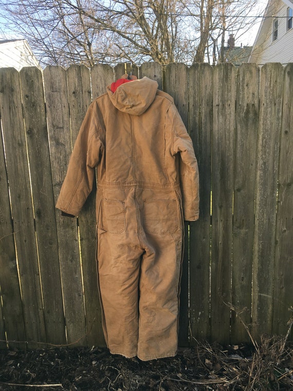 Vintage 80's Carhartt Thick Heavyweight Long Slee… - image 9