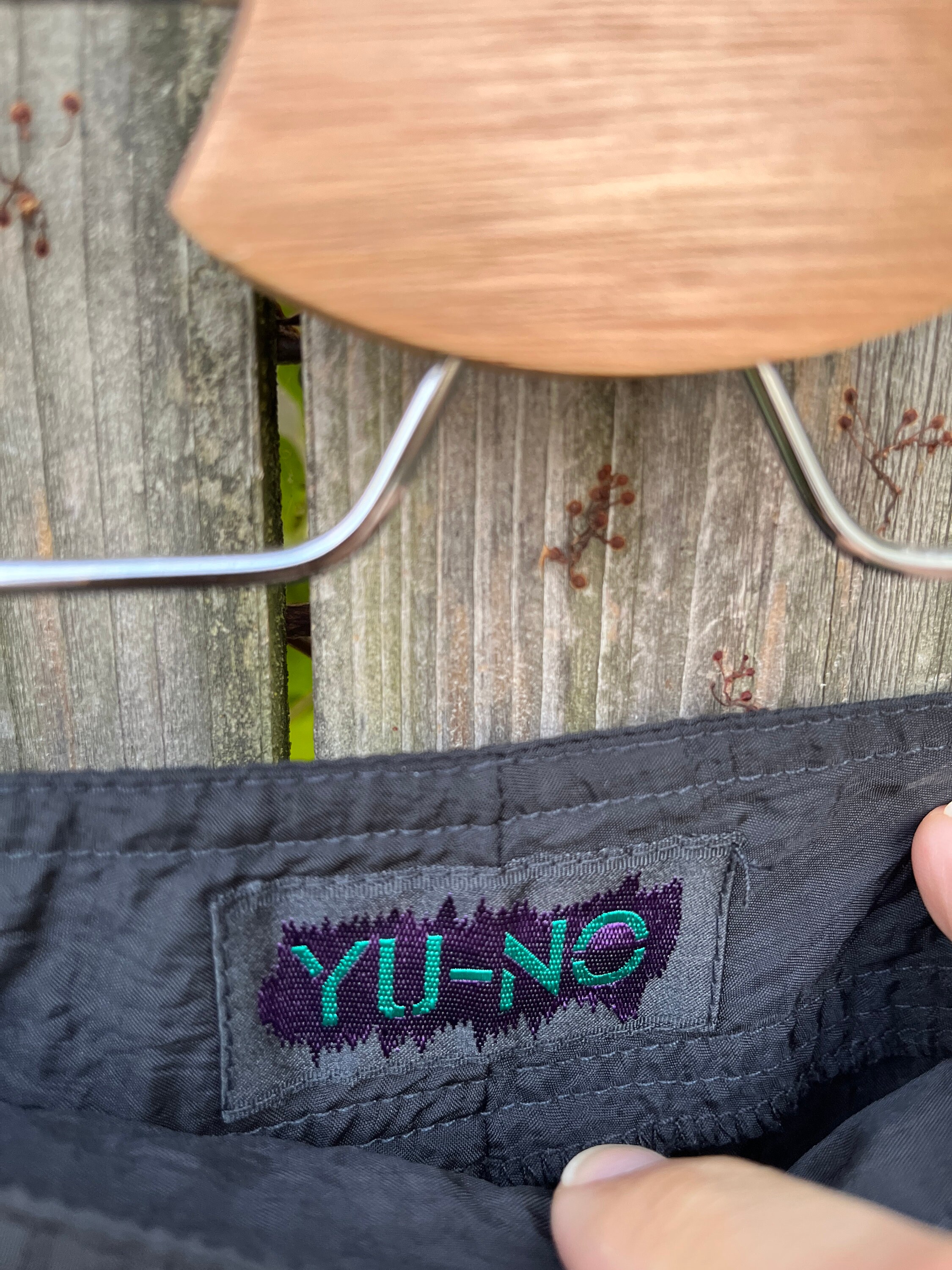 Vintage 80's Yu-no 100% Nylon Black Parachute Style Pants Vintage 80's Yu-no 100% Nylon Black Parachute Style Pants