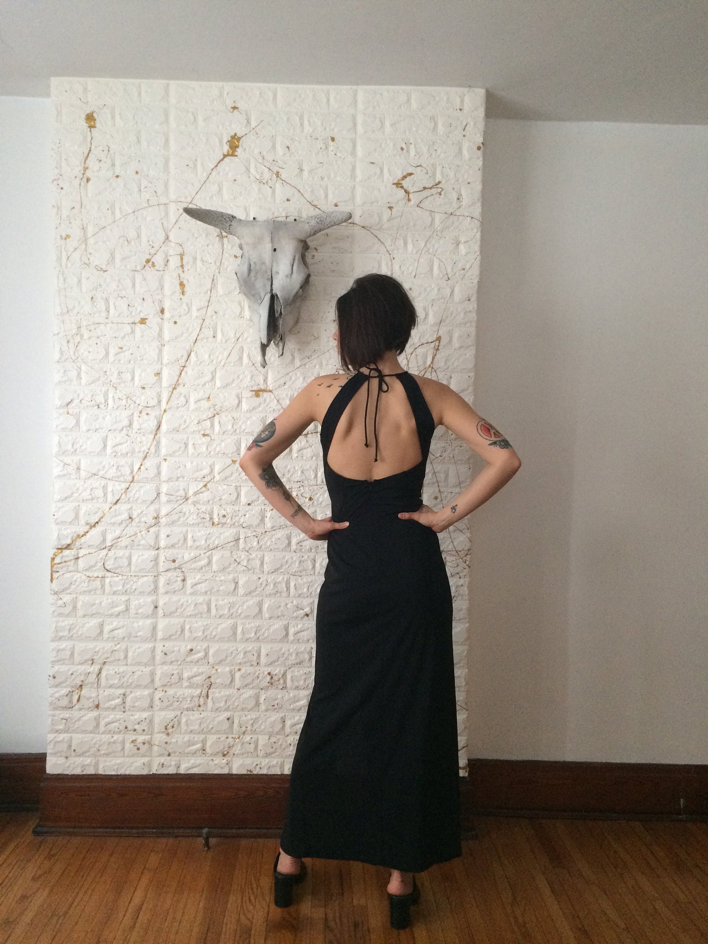 zum zum by niki livas 90s vintage dress Long Bias Cut Skirt main image 1