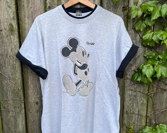 Vintage 80's Mickey Mouse Disney Florida Sherry's Best Black and