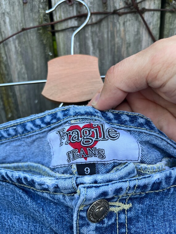 Vintage 2000's Fragile Jeans Medium Wash Denim Je… - image 5