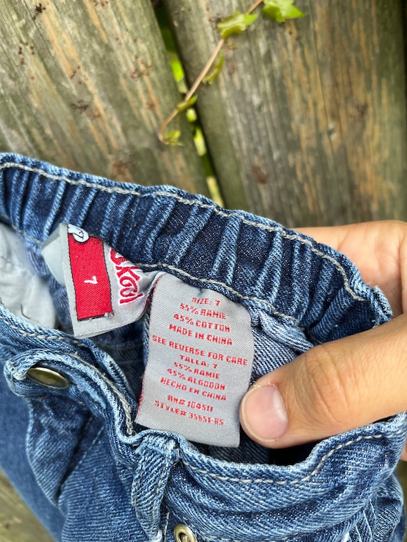 Vintage 2000's Urban Skool Denim Dark Wash Elastic Waist