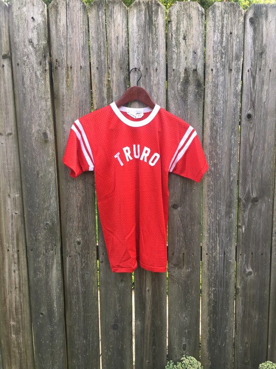 Vintage 1970's Truro Red and White Number 47 Mesh Baseball - Etsy