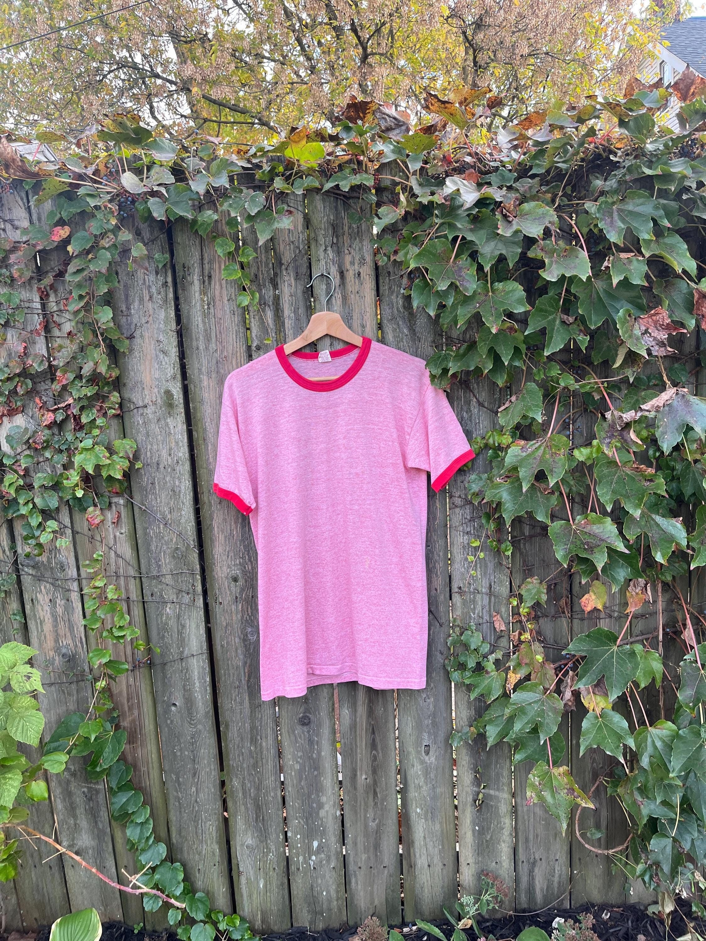 70s USA製 Russell Vintage Fade 3tone Tee Vintage 70's Russell Athletic Tri Blend Number 3 Red Ringer T
