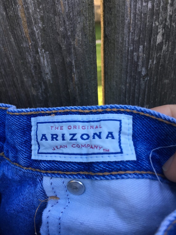 Vintage 90's Arizona Jean Company Medium Wash Hig… - image 7